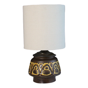 Mid 20th Century Roberto Rigon Style Ceramic Lamp