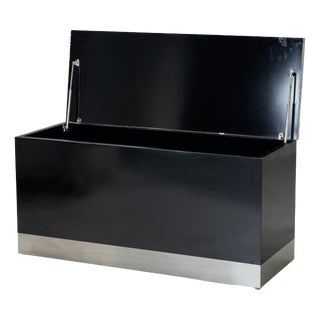 Chest in Laminate and Inox, 1970s For Sale