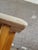 1970s Oak and Calcatta Marble Coffee Side Table, in Manner of Frank Lloyd Wright For Sale - Image 12 of 13