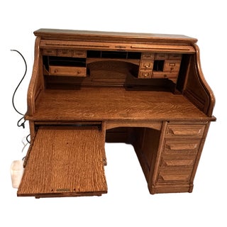1907 Moon Company Roll Top Desk For Sale