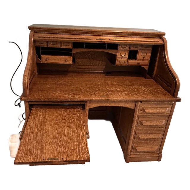 1907 Moon Company Roll Top Desk For Sale