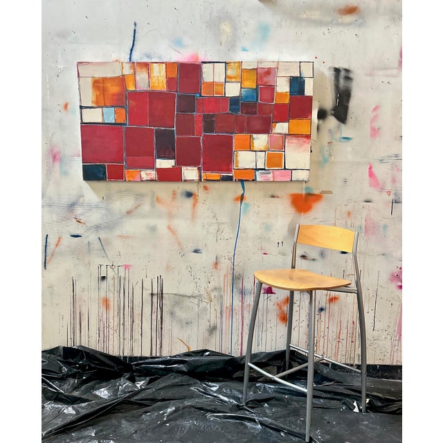 Structure 201- Oil on Canvas by Kymm Swank For Sale - Image 4 of 5