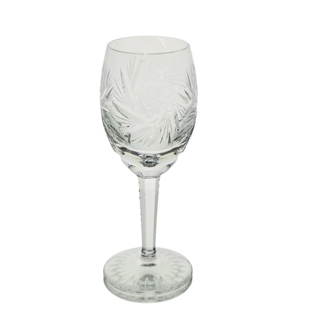 Transparent Late 20th Century Spode Crystal Catherine Water Goblets, Set of 4 For Sale - Image 8 of 13