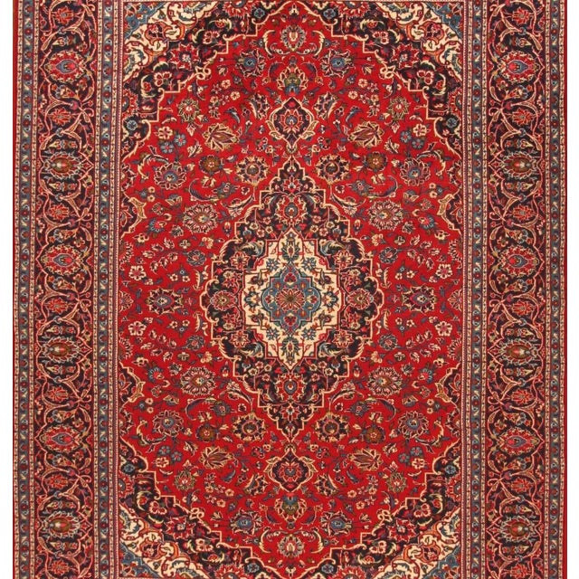 Middle Eastern Rug in Wool For Sale - Image 3 of 11