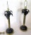 Original Monumental "Hart Associates" Hollywood Regency Brass Table Lamps - a Pair For Sale - Image 4 of 9