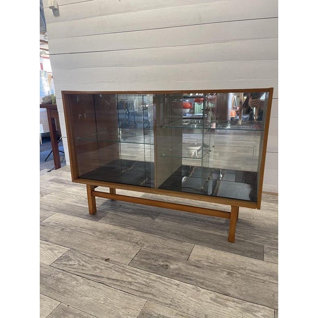 A- 419 vintage small show-barcase-tv by jiroutek +-1970 original top piece,made into a small showcase etc jiroutek in...