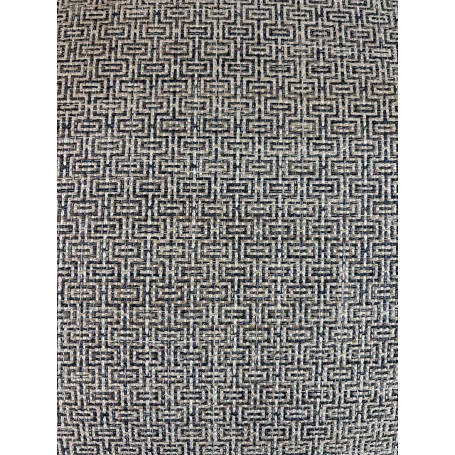 French Upholstered French Style Chairs- A Pair For Sale - Image 3 of 12