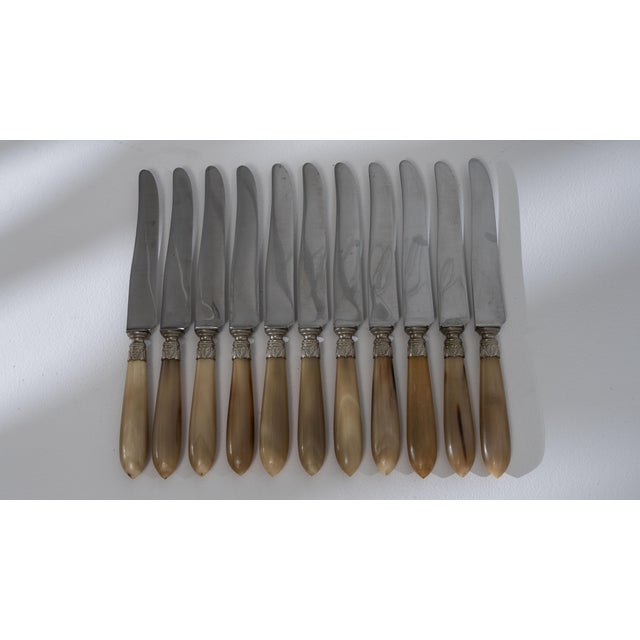 Mid 20th Century France Ivory Silver Serving Utensil For Sale - Image 13 of 17