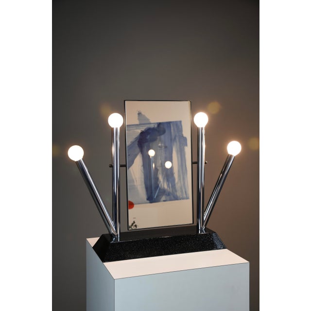 Bieffeplast Yukka Vanity Mirror by Anna Anselmi for Bieffeplast, Italy, 1980s For Sale - Image 4 of 15