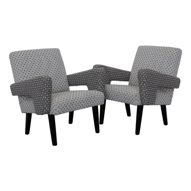 Vintage French Cocktail Chairs, 1960, Set of 2 For Sale