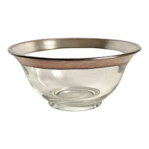Vintage 1969s Dorothy Thorpe Small Bowl Sterling Silver Banded Rim