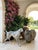 Chrome Cast Iron Pointer Dog Sculpture For Sale - Image 8 of 11