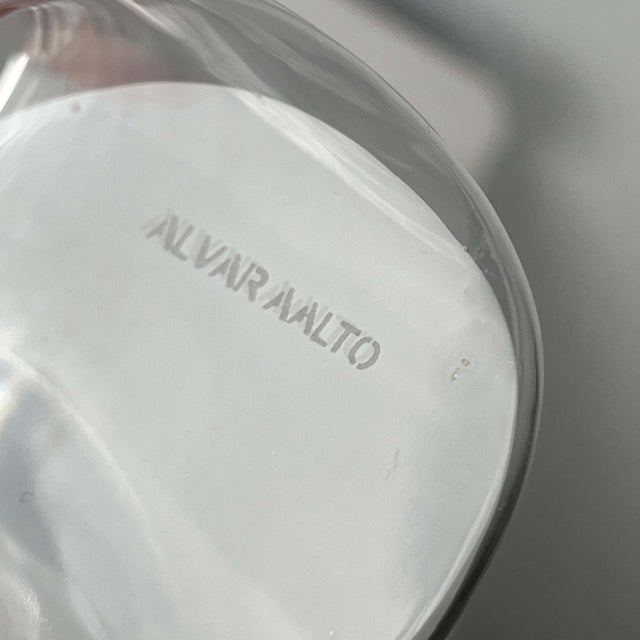 Mid-Century Modern Glass Vase by Alvar Aalto for Iittala, 1990s For Sale - Image 14 of 16