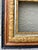 Victorian Vintage Mid 20th Century Ornate Wooden Black and Gold Gilt Picture or Mirror Frame For Sale - Image 3 of 10
