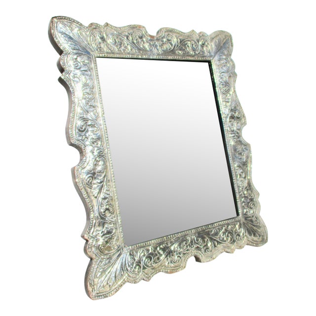 Spanish 900 Silver Photo Frame Circa 50s For Sale