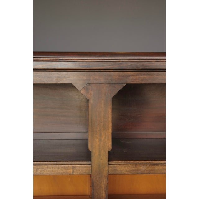 Art Deco Amsterdam School Bookcase from C.H.Eckhart, 1920s For Sale - Image 10 of 14