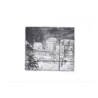 Paris - Original Etching by A. Buratti - 1947 1947 For Sale
