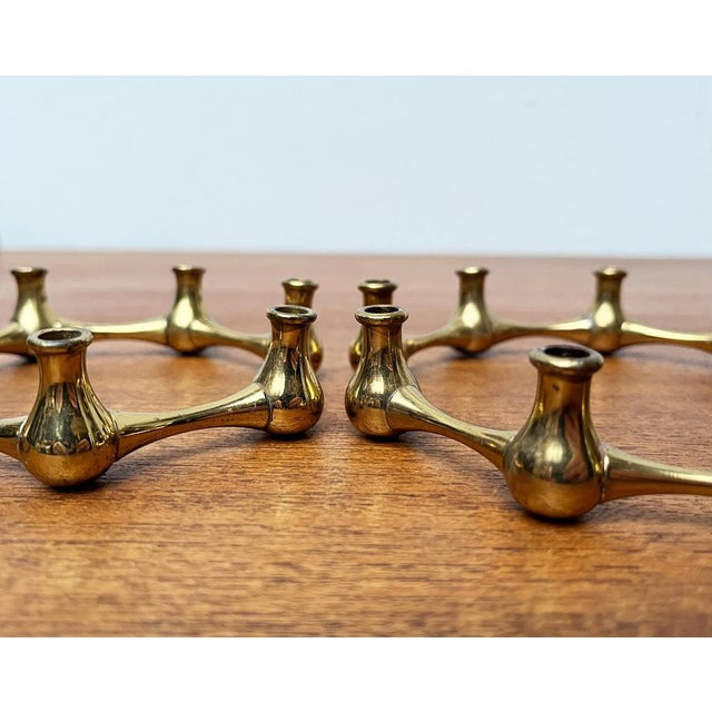 Metal Mid-Century Danish Candleholders by Jens H. Quistgaard, Set of 2 For Sale - Image 7 of 14