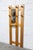 Vintage Wall-Mounted Coat Rack in Pine with Mirror, 1970 For Sale - Image 9 of 17