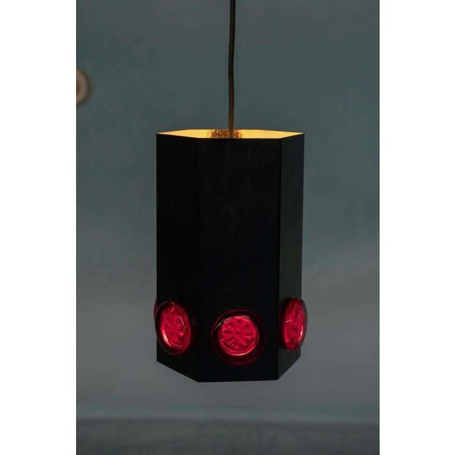 Metal Vintage Hanging Lamp from Holm Sørensen For Sale - Image 7 of 12