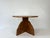 French Modernist Art Deco circular coffee or occasional table, c.1930-50 Made from veneered walnut with a rich warm tone...