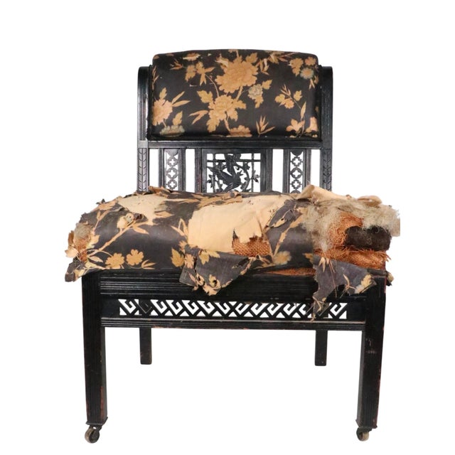 Christopher Dresser Ebonized Aesthetic Movement Side Chair For Sale - Image 4 of 15