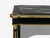1960s Hollywood Regency Style, Black Lacquer, Marble, Console Table, Usa, 1960s For Sale - Image 5 of 9