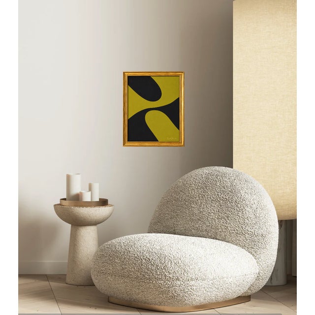 Paint Title: Negative Space Modern Painting Framed by Bryan Boomershine For Sale - Image 7 of 8