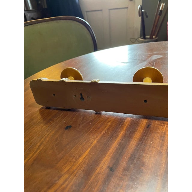 Ornamental & Decorative Materials 19thc Century Style Faux Bamboo Coat Rack For Sale - Image 7 of 9