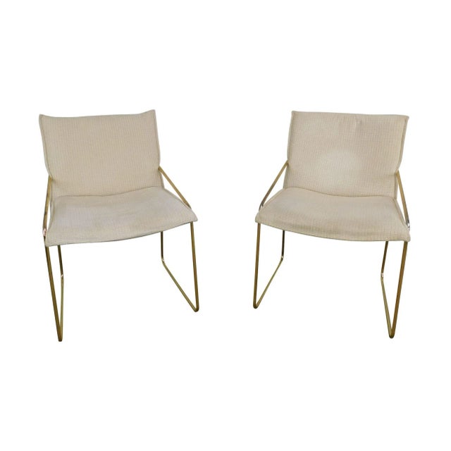 Otto Gerdau Italian Mid-Century Modern Brass Armchairs - a Pair For Sale - Image 13 of 13