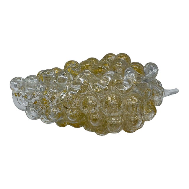 Vintage Glass Grape Cluster For Sale