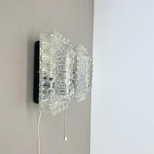 Bubble Glass Wall Sconces in the style of Helena Tynell, Germany, 1970s, Set of 2 For Sale - Image 3 of 18