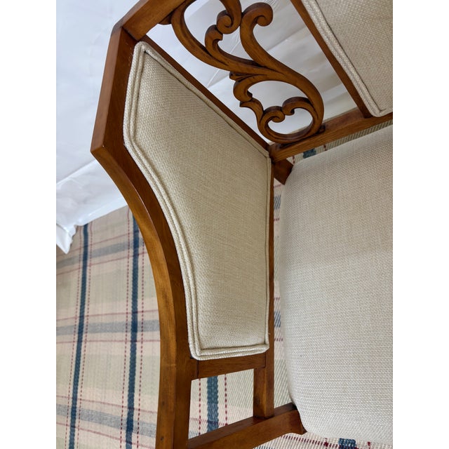Early 20th Century Edwardian Style Chair-Back Settee For Sale - Image 10 of 13