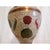 Large Mid Century Indian Brass & Enamel Urn For Sale - Image 4 of 5