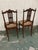 19th Century Lá Belle Epoque Louis XVI Style Mahogany Side Chairs With Caned Seats - a Pair For Sale In Atlanta - Image 6 of 12
