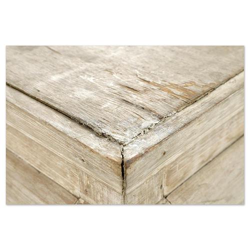 Wood Coffee Table with Patina For Sale - Image 5 of 6