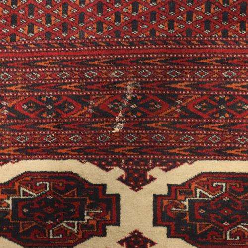 Middle Eastern Bukhara Rug For Sale - Image 6 of 9