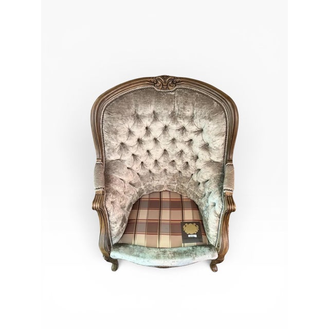 Hancock & Moore Louis XV Style Bergère Chair For Sale - Image 14 of 16