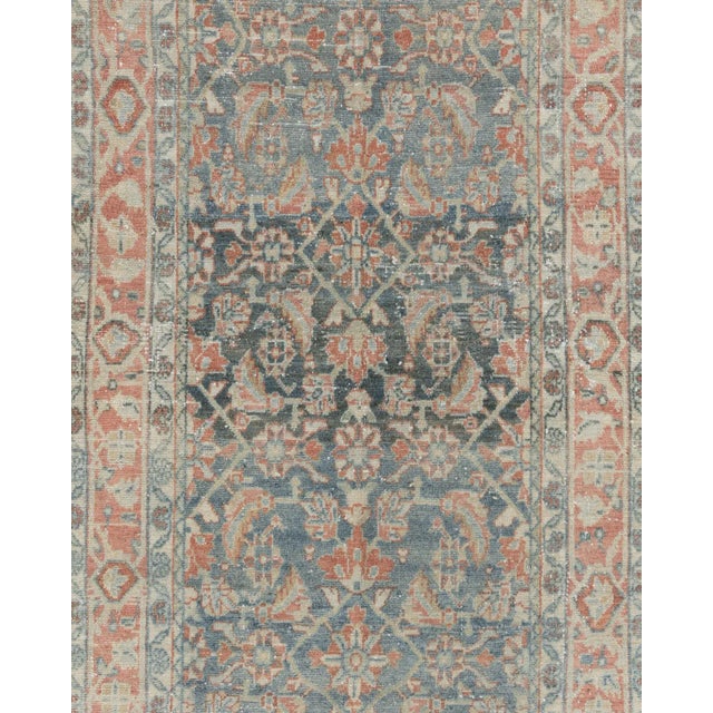 1940s Vintage Distressed Malayer Runner 3'1 X 12'9 For Sale In New York - Image 6 of 12