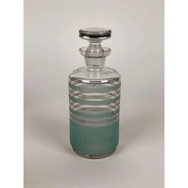 Cabana Style Glass Carafes, 1930s, Set of 3 For Sale - Image 6 of 11