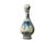 6" Oriental Blue White Scenery Graphic Small Porcelain Art Vase For Sale - Image 4 of 9