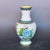 Metal Pair of Vintage Cloisonné Enamel Peony Vases With Bird Motif For Sale - Image 7 of 9