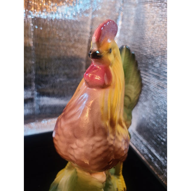 1948 Vintage Rooster & Chicken Figurines- a Pair | Chairish