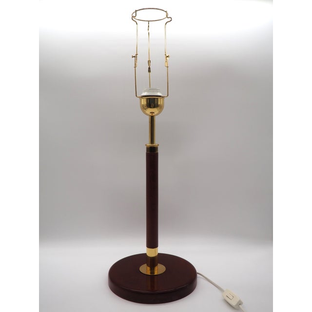 Vintage Swedish Wooden Table Lamp by Karin Mobring & Tomas Jelinek for Ikea, 1980s For Sale - Image 4 of 14