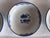 Traditional 1990s Hand-Painted White & Blue Ceramic Fish Bowls, Made in Brazil- Set of 5 For Sale - Image 3 of 7