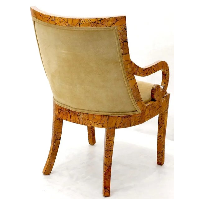 Shell Chips Finished Regency Style Chair For Sale - Image 10 of 11