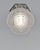 Art Deco Pair of Muller Freres French Art Deco Flush Mounts - 1930s Frosted Glass & Nickeled Bronze For Sale - Image 3 of 7