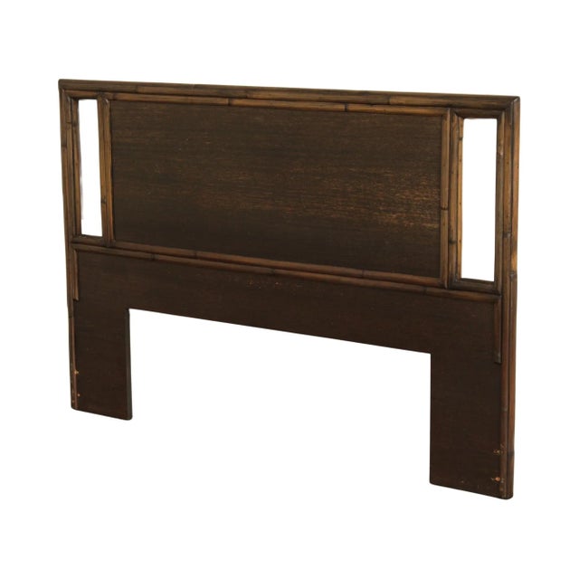 McGuire Mid Century Modern Full Size Rattan Headboard For Sale - Image 12 of 12