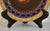Vintage Victoria Czechoslovakia Porcelain Cabinet Plate Cobalt Blue Gold For Sale - Image 9 of 13