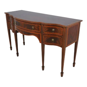 Maitland Smith Federal Style Figural Mahogany Sideboard